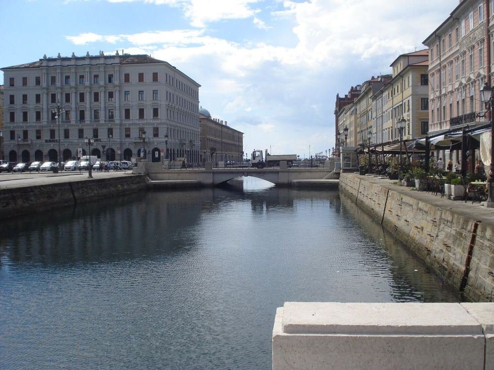 Canal Grande e Ponterosso nel Borgo Teresiano a Trieste